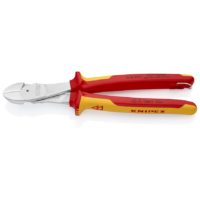 74 06 250 T BK Erő-kímélő oldalcsípőfogók rögzítőszemmel krómozott VDE 250 mm