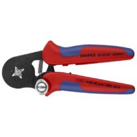 97 53 04 SB Önbeállító krimpelő fogó érvéghüvelyekhez oldalsó bevezetéssel barnított 180 mm