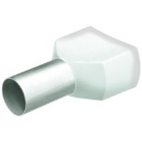 97 99 370 Twin érvéghüvelyek műanyag gallérral 200 darabonként 120 mm